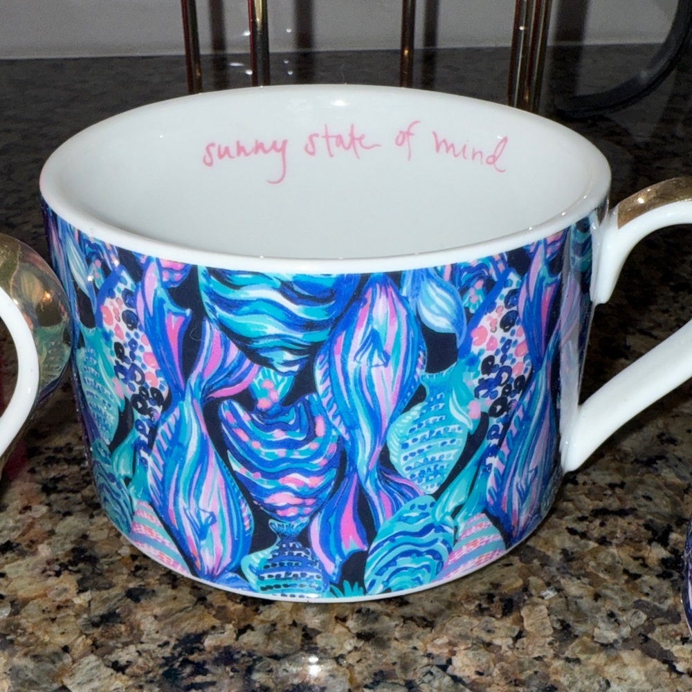 Lilly Pulitzer cappuccino Mug Set - Picture 5 of 6